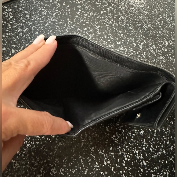 PRADA Saffiano Leather Tri-Fold Snap Wallet - Picture 7 of 7
